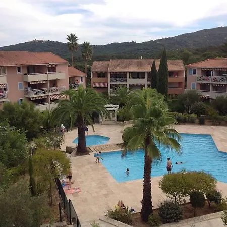 Studio Climatise 4P. Classe, Piscine, Terrasse Sur Parc Avec Palmiers 아파트